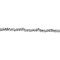 Kurt Adler 9' Twisted Iridescent and Silver Beaded Christmas Garland - Unlit